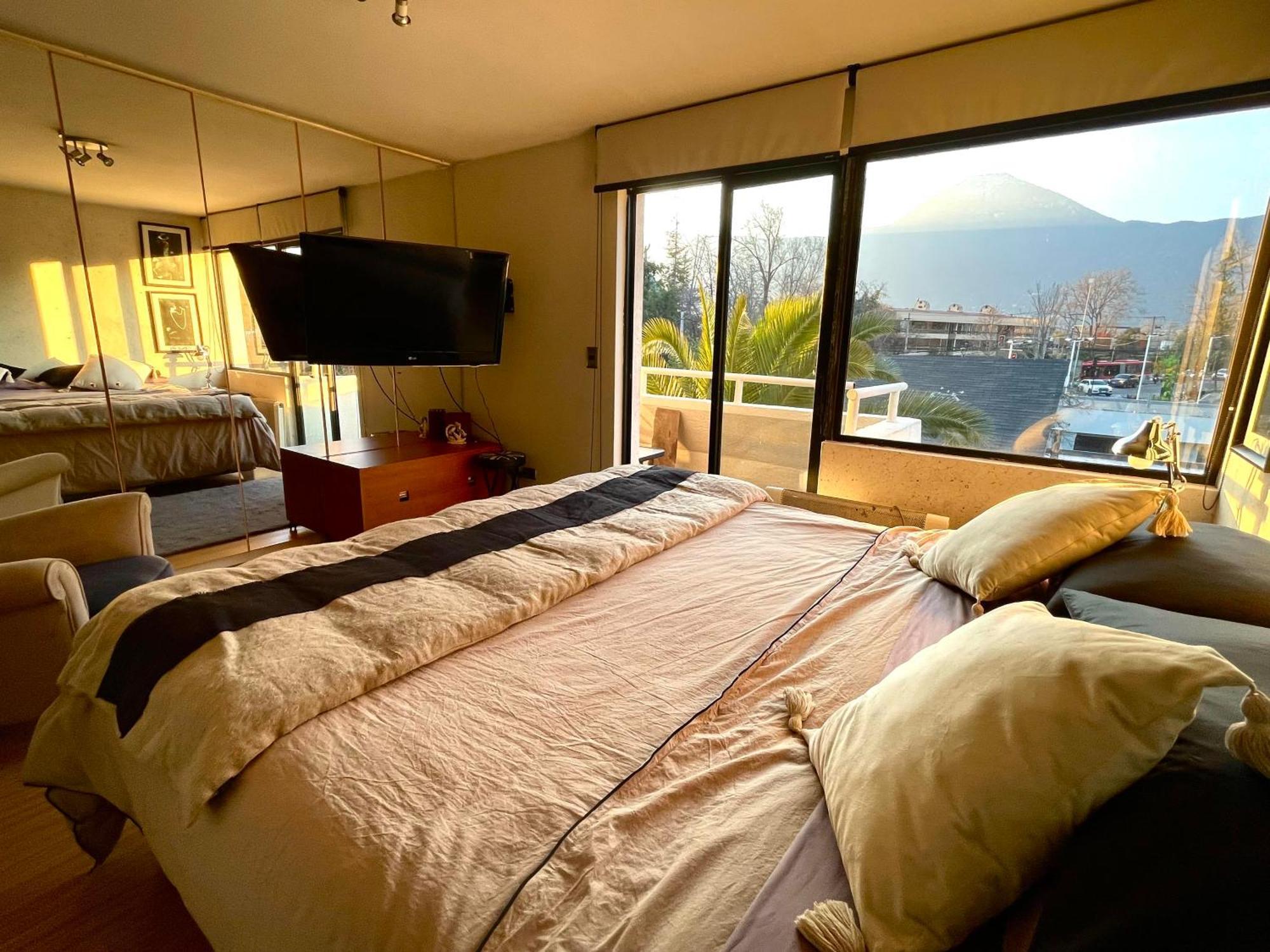Appartamento Departamento Delux Santiago del Cile Esterno foto